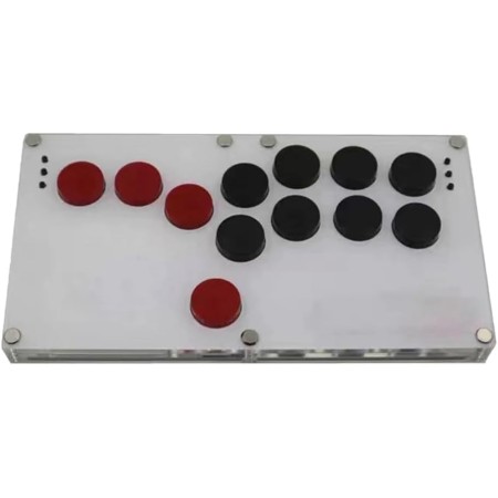 Qhpnunhq Joystick de Dedo Delgado, BotóN Completo, Controlador de Lucha Arcade, Controlador de Juego con FuncióN de Intercambio