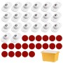 Ruedas para Electrodomesticos Pequeños, 20 Pcs Mini Ruedas Adhesivas, Ruedas Universales Giratorias de 360°,Fuertes y