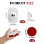 Ruedas para Electrodomesticos Pequeños, 20 Pcs Mini Ruedas Adhesivas, Ruedas Universales Giratorias de 360°,Fuertes y