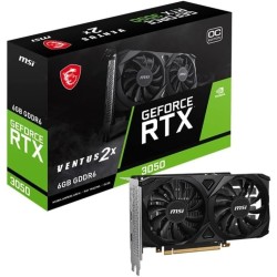 MSI GeForce RTX 3050 Ventus 2X E 6G OC MSI GeForce RTX 3050 Ventus 2X E 6G OC