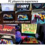 XIAO SHI MIN STORY Joystick para juegos con cable USB, portátil de PC, 97 98 Combat Zero Delay Arcade Console, controlador de