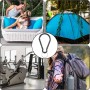 JIYIN Mosquetón grande de 10 cm, 4 unidades de mosquetones grandes, mosquetón negro, llavero para llavero, camping, mochila,