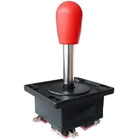 American Classic Arcade Joystick, 4/8 Way Game Joystick Ball Adjustable Competition Style Switchable Gameo Joystick (Black)