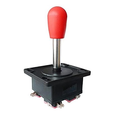 American Classic Arcade Joystick, 4/8 Way Game Joystick Ball Adjustable Competition Style Switchable Gameo Joystick (Black)