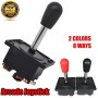 American Classic Arcade Joystick, 4/8 Way Game Joystick Ball Adjustable Competition Style Switchable Gameo Joystick (Black)