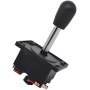 American Classic Arcade Joystick, 4/8 Way Game Joystick Ball Adjustable Competition Style Switchable Gameo Joystick (Black)