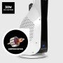 Taurus - Babel Invisible Amazing 30W Tower Fan, Height 101 cm, 12 speeds and 3 modes, Timer 12h, Digital display and control,