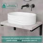 MLOQI 4 Piezas Escuadras para Estanterias, Soportes para Estantes, Escuadras Metalicas de L, Soportes de Pared para Lavabo con