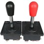 American Classic Arcade Joystick, 4/8 Way Game Joystick Ball Adjustable Competition Style Switchable Gameo Joystick (Black)
