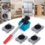 Juego de 8 Piezas Transportador de Muebles - Ruedas para Muebles - Elevador de Muebles de Servicio Pesado - Kit de Rodillos para