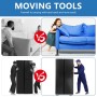 Juego de 8 Piezas Transportador de Muebles - Ruedas para Muebles - Elevador de Muebles de Servicio Pesado - Kit de Rodillos para