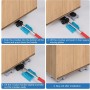 Juego de 8 Piezas Transportador de Muebles - Ruedas para Muebles - Elevador de Muebles de Servicio Pesado - Kit de Rodillos para