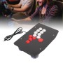 Arcade Stick Plastic Fighting Game Controller USB Arcade Game Joystick Fightstick with 5 Directional Keys and 8 Big Function