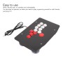 Arcade Stick Plastic Fighting Game Controller USB Arcade Game Joystick Fightstick with 5 Directional Keys and 8 Big Function