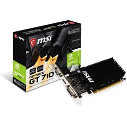 MSI V809-2000R NVIDIA GeForce GT 710 2GB - Tarjeta gráfica (Pasivo, LP/ATX, GDDR3, PCI Express x8 2.0) MSI V809-2000R NVIDIA GeForce GT 710 2GB - Tarjeta gráfica (Pasivo, LP/ATX, GDDR3, PCI Express x8 2.0)