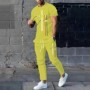 Nuevo estilo, moda de verano y primavera, ropa deportiva de fútbol par