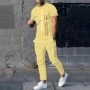 Nuevo estilo, moda de verano y primavera, ropa deportiva de fútbol par