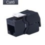 Gigabit Ethernet RJ45 CAT6 conectores Keystone coloridos módulos de re