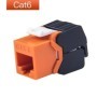 Gigabit Ethernet RJ45 CAT6 conectores Keystone coloridos módulos de re