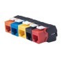 Gigabit Ethernet RJ45 CAT6 conectores Keystone coloridos módulos de re