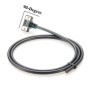 Cable de interfaz serie DB9 RS232 de ángulo arriba/abajo, cable de pue