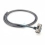 Cable de interfaz serie DB9 RS232 de ángulo arriba/abajo, cable de pue