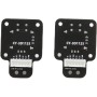 XTevu Arcade Encoder, QM070904 USB Game Controller No Delay DIY Code Board with 3D Analog Joystick Sensor Compatible with PS4