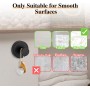 Luazvilkpsar 4 Piezas Ganchos Ventosa de Succión, Colgador Toalla Baño, Colgadores Baño, Gancho Ventosa de Vacío, Colgador