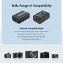 SMALLRIG Baterías de Repuesto para Cámara Compatible con NP-FW50 (2Pack) y Cargador de Pantalla LCD para Sony