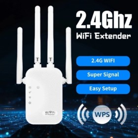 Repetidor WiFi de 300Mbps, amplificador inalámbrico Wifi remoto, ampli