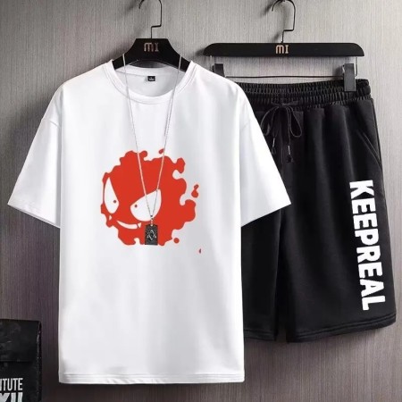 Trajes cortos de verano para hombre, conjuntos deportivos para hombre,
