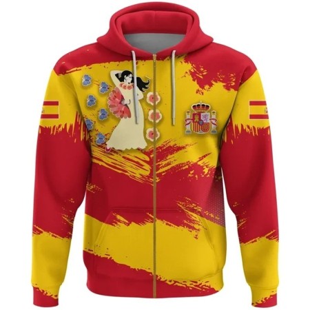 Sudaderas con capucha con cremallera para hombre, ropa con estampado 3