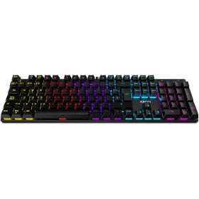 KROM KASIC - Teclado Gaming mecánico, RGB Rainbow, Modo juego, intercambio teclas WASD y dirección, Windows 7/8/10/Vista, USB,