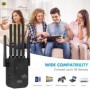Repetidor WiFi de 300Mbps, extensor remoto Wifi, red de 2,4G, señal de