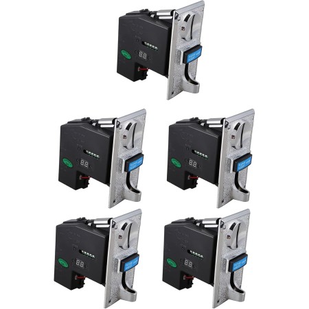 rieder 5X Selector de Aceptadores de Monedas MúLtiples para Máquinas Expendedoras de Mecanismos Mech Arcade Game