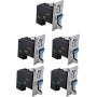 rieder 5X Selector de Aceptadores de Monedas MúLtiples para Máquinas Expendedoras de Mecanismos Mech Arcade Game