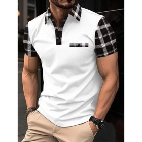 Polo de manga corta para hombre, camiseta deportiva informal holgada a