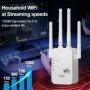 Repetidor WiFi 1200Mbps 2,4G 5GHz amplificador inalámbrico de doble ba