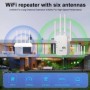 Repetidor WiFi 1200Mbps 2,4G 5GHz amplificador inalámbrico de doble ba