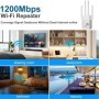Repetidor WiFi 1200Mbps 2,4G 5GHz amplificador inalámbrico de doble ba
