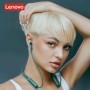 Lenovo-auriculares inalámbricos con Bluetooth 5,0, cascos magnéticos c