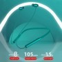 Lenovo-auriculares inalámbricos con Bluetooth 5,0, cascos magnéticos c