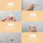 10 Piezas Gancho Toalla Baño Adhesivo,ABS Colgador Toallas Baño Sin Agujeros,Colgador Toalla Bano Adhesivo,Colgadores Adhesivos