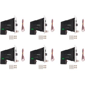 Kznifmk 6X Selector de Aceptadores de Monedas Múltiples para Máquinas Expendedoras de Mecanismos Mech Arcade Game