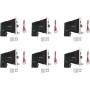 Kznifmk 6X Selector de Aceptadores de Monedas Múltiples para Máquinas Expendedoras de Mecanismos Mech Arcade Game