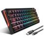 KROM KASIC - Teclado Gaming mecánico, RGB Rainbow, Modo juego, intercambio teclas WASD y dirección, Windows 7/8/10/Vista, USB,
