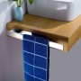 PRIME ESSENTIALS® Toallero De Baño Adhesivo Sin Taladro I Acero Inoxidable I Toallero Adhesivo De Pared para Baño Sin Taladro I