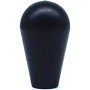 Arcity 2pcs Arcade Joystick Oval Bat Top Topper Ball Top Handle Knob American Type Black and White for Zippy SANWA SEIMITSU