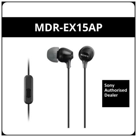 Auriculares Sony MDR-EX15AP 100 originales con micrófono para teléfono