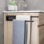OETAMS Toallero Sin Taladro Baño Giratorio 180°, 304 Acero Inoxidable Toallero de Baño Adhesivo, Toalleros de Baño Pared Plata